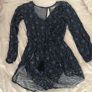 Blue Hollister romper